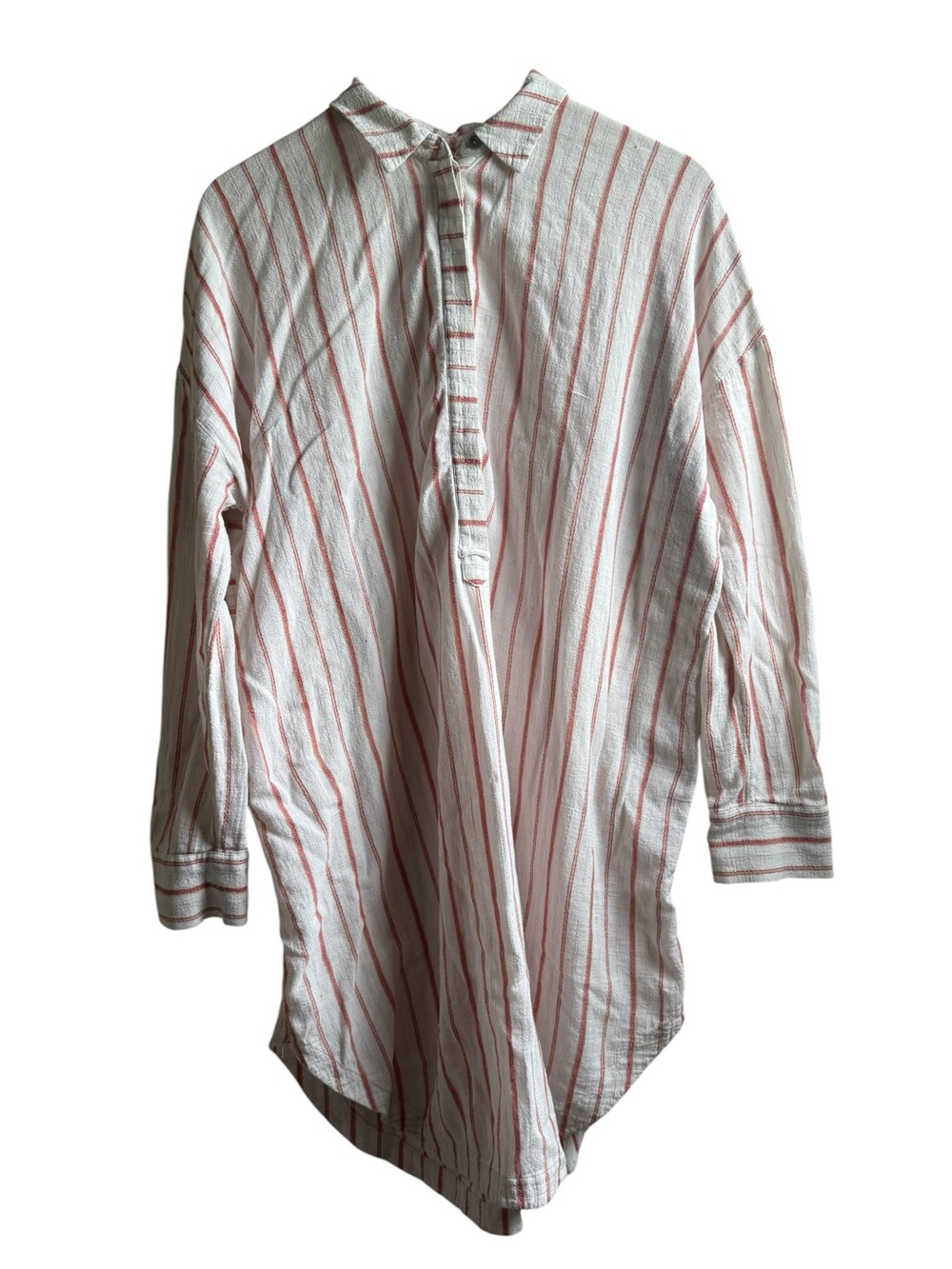 Free People Button Down T-Shirt Dress